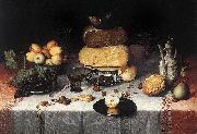 Floris van Dyck Life with Cheeses Spain oil painting artist